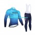 Maillot y Culotte Largos con Tirantes 2022 Astana Qazaqstan Team Hombres N001