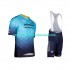 Maillot y Culotte con Tirantes 2022 Astana Qazaqstan Team Hombres N001