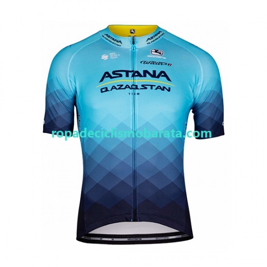 Maillot Manga Corta 2022 Astana Qazaqstan Team Hombres N001