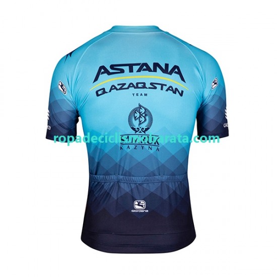 Maillot Manga Corta 2022 Astana Qazaqstan Team Hombres N001