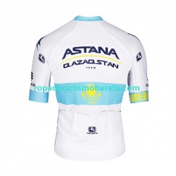 Maillot Manga Corta 2022 Astana Qazaqstan Team Hombres N002