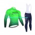 Maillot y Culotte Largos con Tirantes 2022 Astana Qazaqstan Team Hombres N003