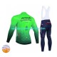 Invierno Maillot y Culotte Largos con Tirantes 2022 Astana Qazaqstan Team Hombres N003