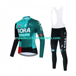 Maillot y Culotte Largos con Tirantes 2022 Bora-Hansgrohe Hombres N001