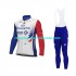 Maillot y Culotte Largos con Tirantes 2022 Groupama-FDJ Hombres N001