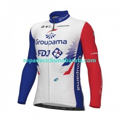 Maillot Manga Larga 2022 Groupama-FDJ Hombres N001