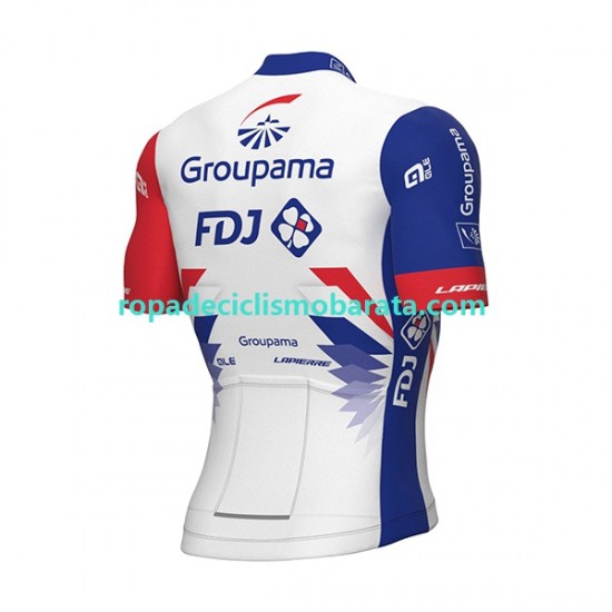 Maillot Manga Corta 2022 Groupama-FDJ Hombres N001