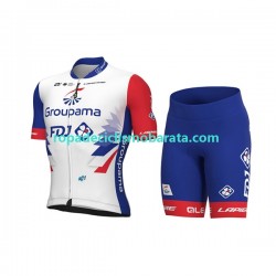 Maillot y Culotte Corto 2022 Groupama-FDJ Mujeres N001