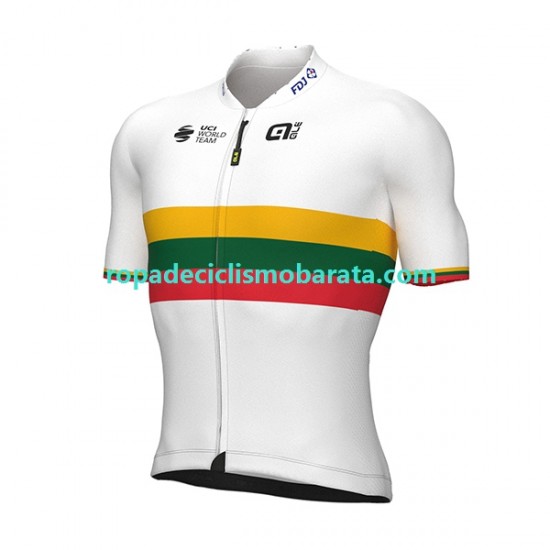 Maillot Manga Corta 2022 Groupama-FDJ Hombres N002