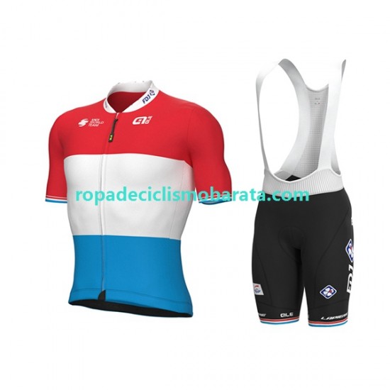 Maillot y Culotte con Tirantes 2022 Groupama-FDJ Hombres N003