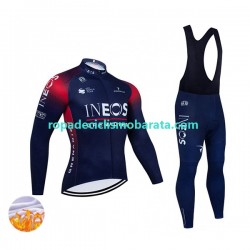 Invierno Maillot y Culotte Largos con Tirantes 2022 Ineos Grenadiers Hombres N001