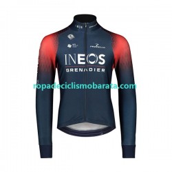 Maillot Manga Larga 2022 Ineos Grenadiers Hombres N001
