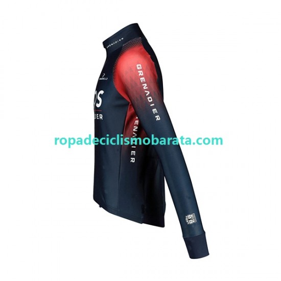 Maillot Manga Larga 2022 Ineos Grenadiers Hombres N001