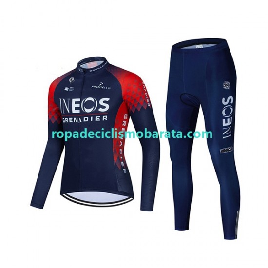 Maillot y Culotte Largos 2022 Ineos Grenadiers Mujeres N001