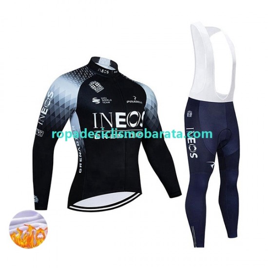 Invierno Maillot y Culotte Largos con Tirantes 2022 Ineos Grenadiers Hombres N003