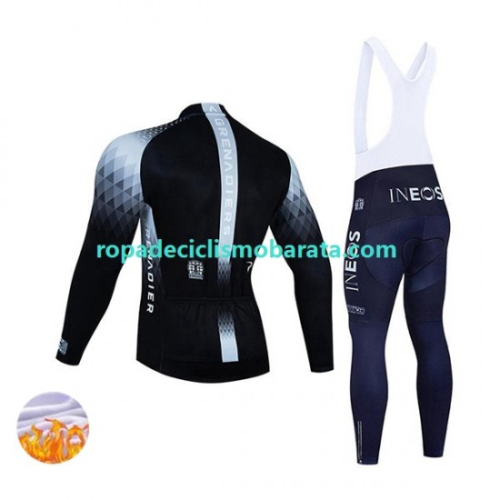 Invierno Maillot y Culotte Largos con Tirantes 2022 Ineos Grenadiers Hombres N003