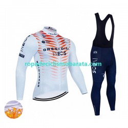 Invierno Maillot y Culotte Largos con Tirantes 2022 Ineos Grenadiers Hombres N004