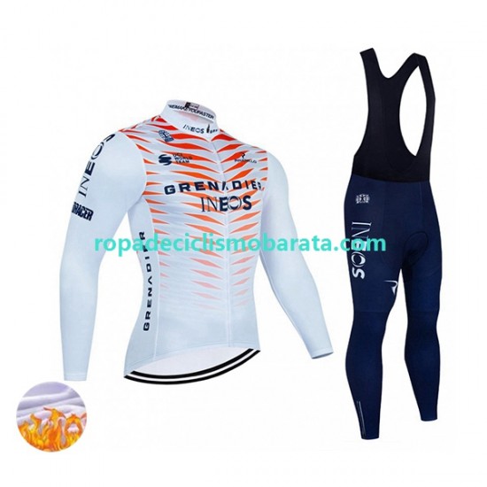 Invierno Maillot y Culotte Largos con Tirantes 2022 Ineos Grenadiers Hombres N004