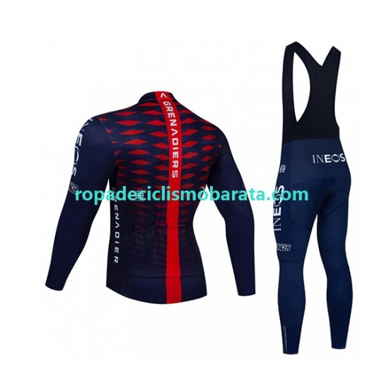 Maillot y Culotte Largos con Tirantes 2022 Ineos Grenadiers Hombres N005