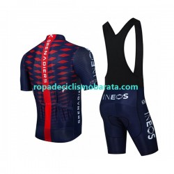Maillot y Culotte con Tirantes 2022 Ineos Grenadiers Hombres N005
