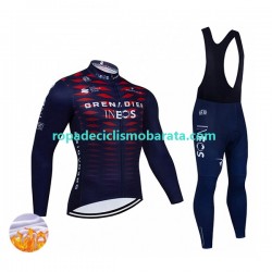 Invierno Maillot y Culotte Largos con Tirantes 2022 Ineos Grenadiers Hombres N005