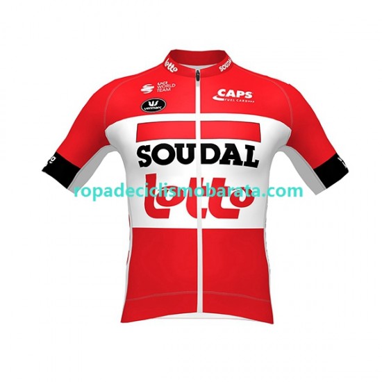 Maillot y Culotte con Tirantes 2022 Lotto Soudal Hombres N001