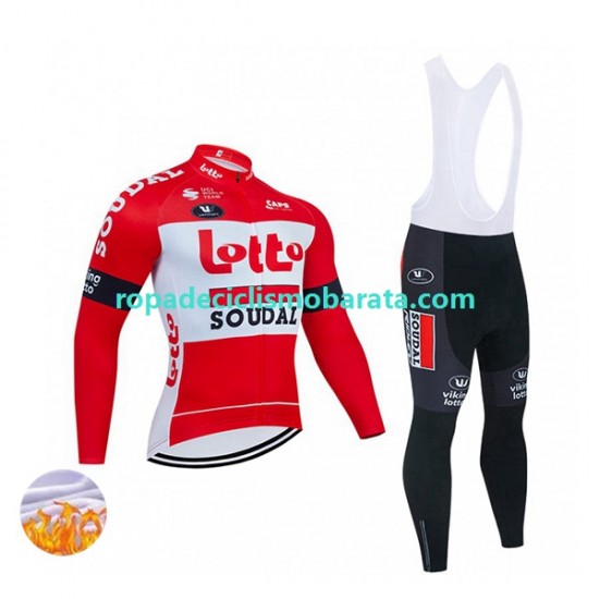 Invierno Maillot y Culotte Largos con Tirantes 2022 Lotto Soudal Hombres N001