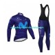 Maillot y Culotte Largos con Tirantes 2022 Movistar Team Hombres N002