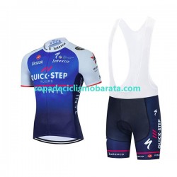 Maillot y Culotte con Tirantes 2022 Quick-Step Alpha Vinyl Team Hombres N001