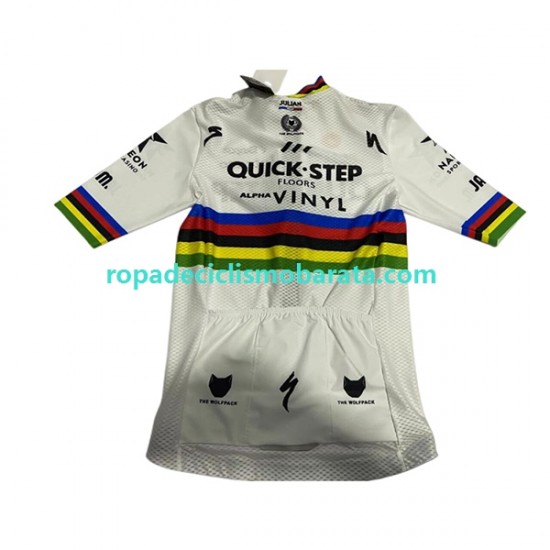 Maillot Manga Corta 2022 Quick-Step Alpha Vinyl Team Hombres N002