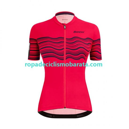Maillot Manga Corta 2022 Santini Tono Profilo Mujeres N002