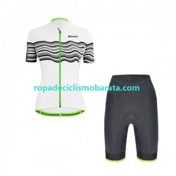 Maillot y Culotte Corto 2022 Santini Tono Profilo Mujeres N003