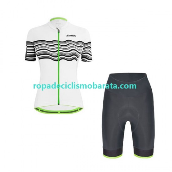 Maillot y Culotte Corto 2022 Santini Tono Profilo Mujeres N003