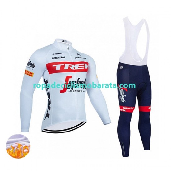 Invierno Maillot y Culotte Largos con Tirantes 2022 TREK Segafredo Hombres N001