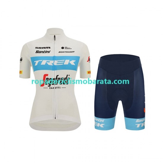 Maillot y Culotte Corto 2022 TREK Segafredo Mujeres N001