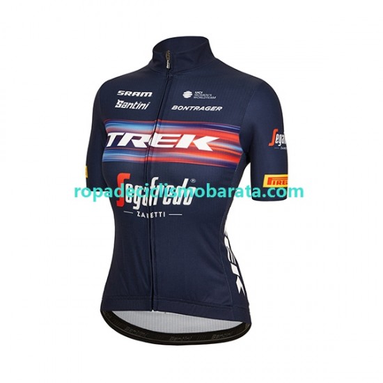 Maillot Manga Corta 2022 TREK Segafredo Mujeres N002