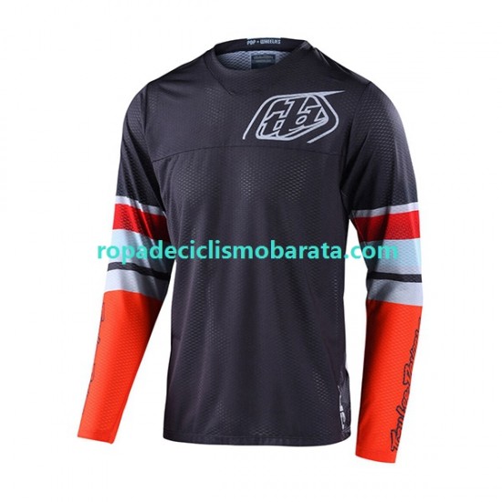 Maillot Manga Larga 2022 TROY LEE DESIGNS GP AIR WARPED Hombres N001