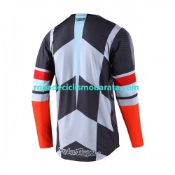 Maillot Manga Larga 2022 TROY LEE DESIGNS GP AIR WARPED Hombres N001