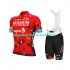 Maillot y Culotte con Tirantes 2022 Team Bahrain Victorious Hombres N001