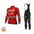 Invierno Maillot y Culotte Largos con Tirantes 2022 Team Bahrain Victorious Hombres N001