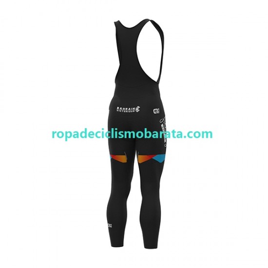Culottes Largos con Tirantes 2022 Team Bahrain Victorious Hombres N001