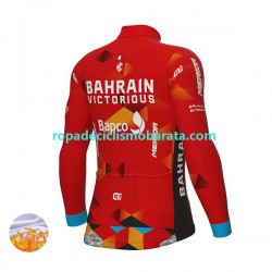 Invierno Maillot 2022 Team Bahrain Victorious Hombres N001