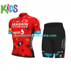 Maillot y Culotte Corto 2022 Team Bahrain Victorious Niños N001