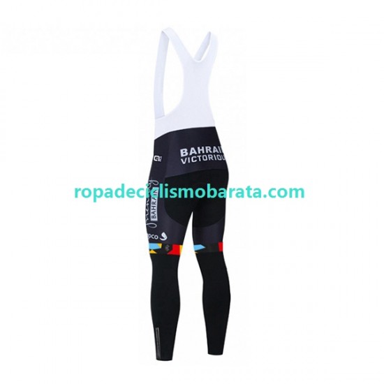Culottes Largos con Tirantes 2022 Team Bahrain Victorious Hombres N002
