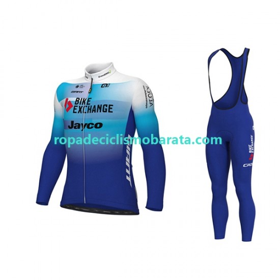 Maillot y Culotte Largos con Tirantes 2022 Team BikeExchange-Jayco Hombres N001
