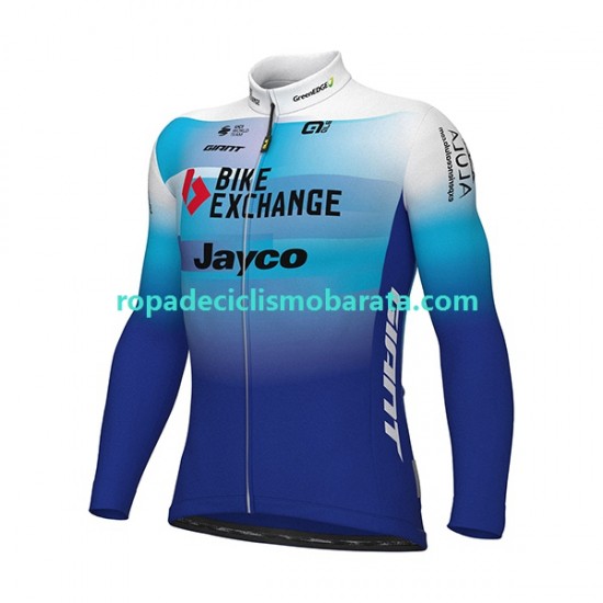 Maillot Manga Larga 2022 Team BikeExchange-Jayco Hombres N001
