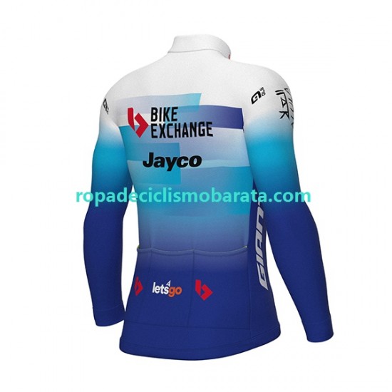 Maillot Manga Larga 2022 Team BikeExchange-Jayco Hombres N001