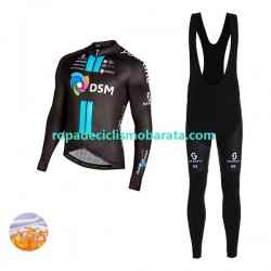 Invierno Maillot y Culotte Largos con Tirantes 2022 Team DSM Hombres N001