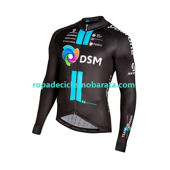 Maillot Manga Larga 2022 Team DSM Hombres N001