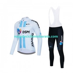 Maillot y Culotte Largos con Tirantes 2022 Team DSM Hombres N002